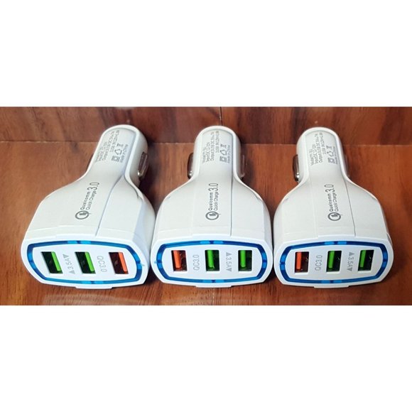 Other - 3 X Triple Port Car Charger | Charge 3 Devices | New Wholesale